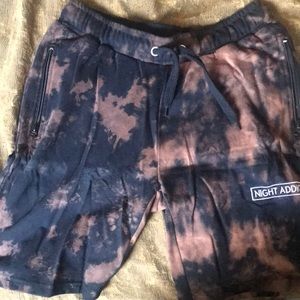 Tie dye shorts